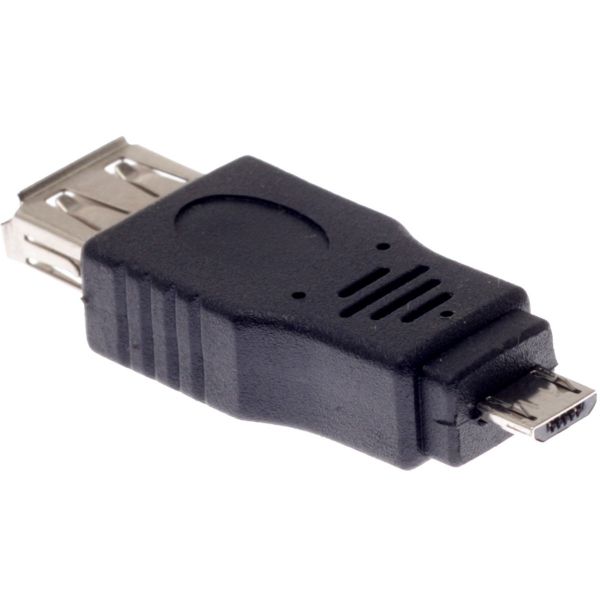 Adaptador Emenda Usb Fêmea Para Micro Usb Macho